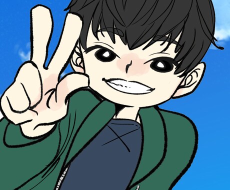 ミニ、似顔絵、ペット、擬人化、描きます ミニキャラ、等身大半身、似顔絵、ペット、擬人化、描きます！ イメージ2