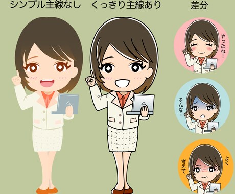 POPなイラスト作成します 動画・アイコン・広告・鑑賞・プレゼント・漫画用などに使えます イメージ2