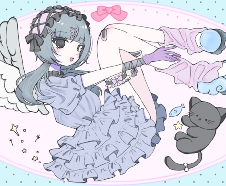ちょい病み可愛い女の子描きます イメージ1