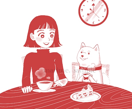 人物や動物のイラストを描きます イメージ1
