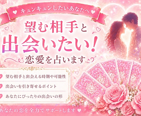キュンキュンしたいあなたに出会いのコツを教えます 出会いのポイントをルノルマンカードで占います イメージ1