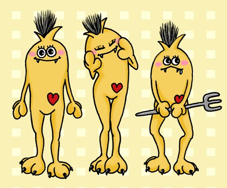 オリジナルキャラクターデザインします ちょっぴり不思議で癖のあるキャラクターをデザインいたします！ イメージ2