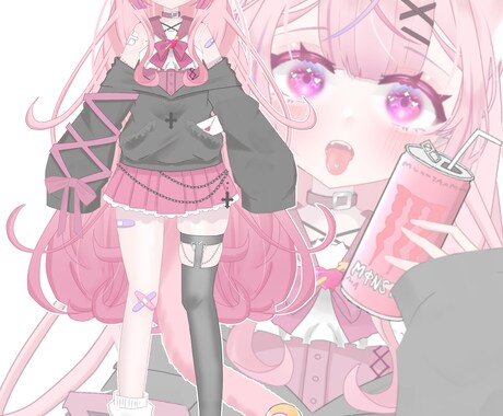 パーツ分けイラストやLive2D受け付けます ご気軽にご相談ください！パーツ分けイラスト得意です！ イメージ2