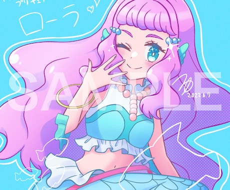 SNS等で使える可愛いアイコンを描きます シンプルでポップなイラストをお探しの方にピッタリです！ イメージ2