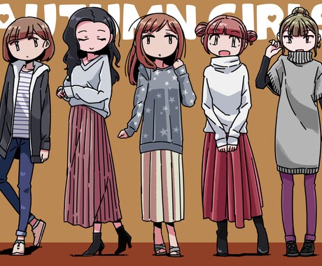 女性ファッション系広告イラスト描きます イメージ1