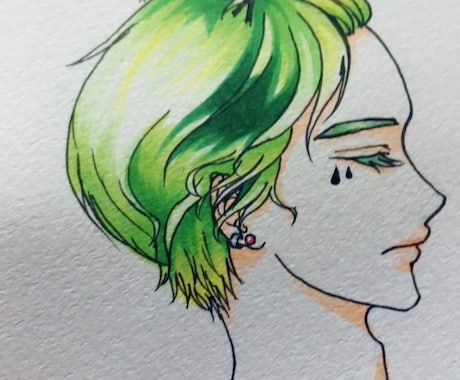 アナログで老若男女好みのイラスト描きます イメージ1
