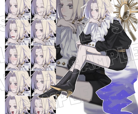 TRPG・ゲーム立ち絵承ります 【綺麗めイラスト】商用利用可◎配信や動画にも イメージ2