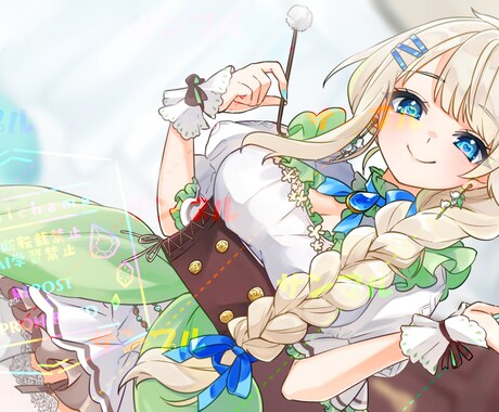 SD、サムネイル、キービジュアルお描きします 配信、動画活動に使える可愛いイラストが欲しい方にオススメ！ イメージ2