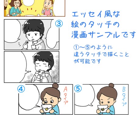 漫画描きます お預かりしたセリフを元に漫画を描きします！ イメージ2