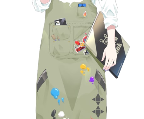 魅力的なキャラクターデザインをいたします Vtuberやアイコンに使用できるキャラクターデザイン！ イメージ2