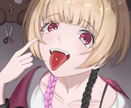 アイコン、立ち絵、歌ってみた等サムネ描きます キャラクターデザインもお受け致します！ イメージ1