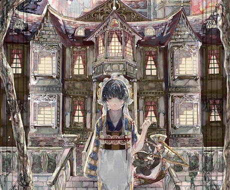 背景、商用利用込みMV用お仕事用など一枚絵描きます 貴方の望む幻想的な世界を描きます！ イメージ2