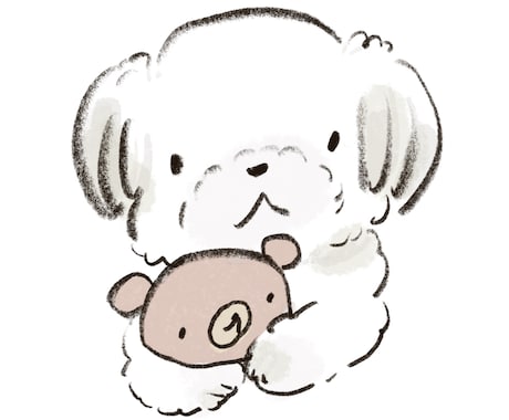 ワンちゃんと、好きなものぎゅっイラストお届けします ワンちゃんと、大好きなものを一つのイラストに イメージ2