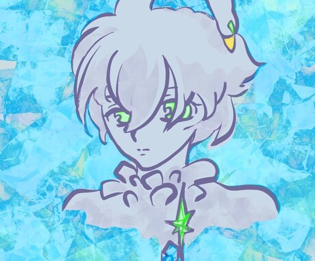 商用◎のＳＮＳ等のアイコン作成します あなただけの個性的なイラストを。 イメージ2