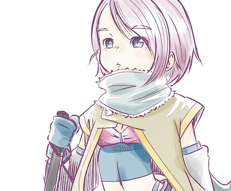 SNSアイコン作成します SNSアイコン向け／水彩塗やCG塗 イメージ2