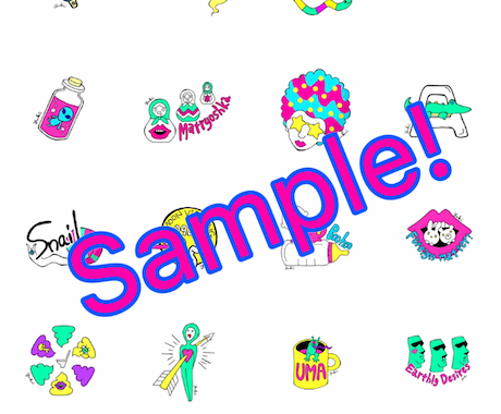 SNSアイコン・アイコンサイズのイラスト作成します 【ポップなテイストが好きな方へ！なんでも描きます】 イメージ2