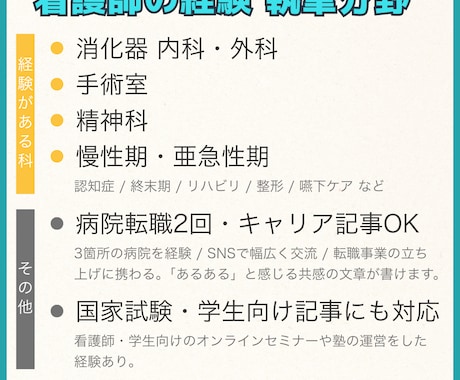 医療・看護記事の執筆｜看護師ライターとして働きます 大手出版社80記事の実績で高品質！ イメージ2