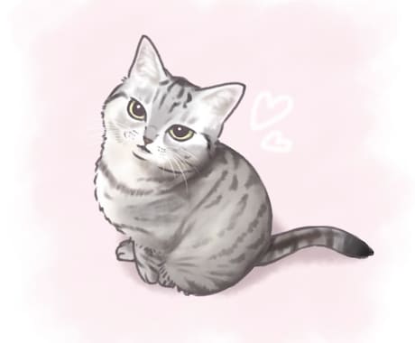 うちの子のふんわり可愛いイラストを描きます イメージ1