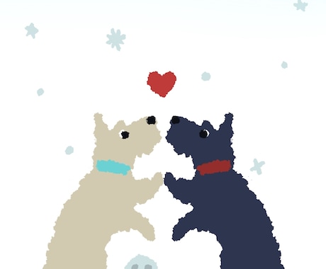 ペットやお気に入りの動物のイラスト制作いたします ブログやWebサイトの挿絵に是非！（商用利用可） イメージ2