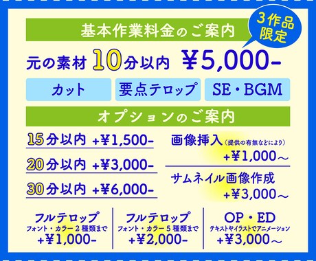動画編集いたします 編集作業が苦手・時間がない方のお手伝いをさせてください イメージ2