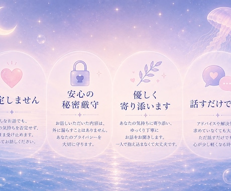 5分でもOK！どんなお話でも優しく傾聴します 周りに言いにくい話でも大丈夫！気にせずお伝えください♪ イメージ2