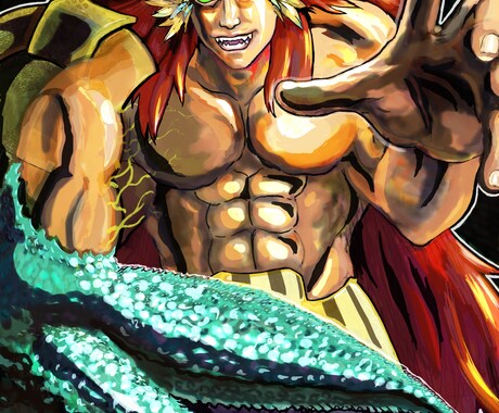 唯一無二のオリジナルキャラクターを制作します 怪物、ドラゴン、魔王、何でもOK イメージ2