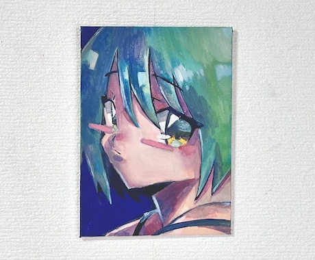 あなただけのものになる絵を描きます サブカルをアートに！平成風作画で油絵を♩ イメージ2