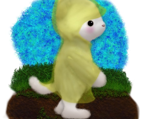 季節のモフモフ動物のイラスト作成いたします イメージ1