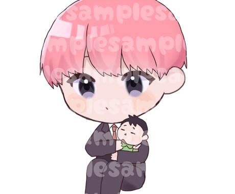 かわいいSDイラスト描きます 小さめかわいいSDイラスト描きます！ドット絵も！ イメージ1