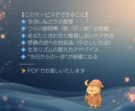 あなた専用の回復ロードマップを作成します 医療では拾われない小さな不調にそっと寄り添います イメージ2