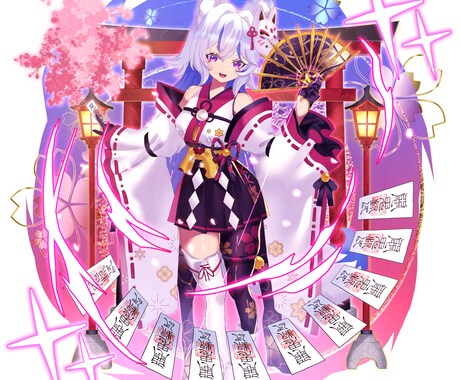 商用タダ！かっこかわいいイラストを安価で描きます 初めてのご依頼でも安心！丁寧なヒアリングであなたの理想を形に イメージ2