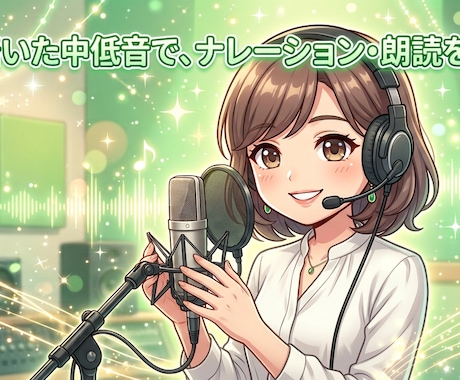ナレーション・朗読お引き受けします イメージ1