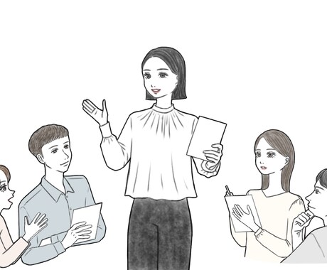 PR・宣伝用に！伝えたいサービスを1枚絵にします SNSでの宣伝・広告やPRにお使いいただけます。 イメージ2