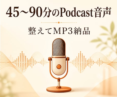 長尺の対談・インタビュー音声を整えて納品します 音量・ノイズ・沈黙を整えて最後まで聴きやすく整えます イメージ2