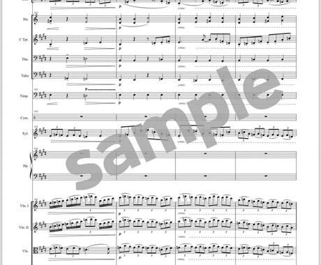 どんな曲でも楽譜制作します 様々な編成、レベルに合わせて楽譜作ります イメージ2