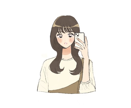 お写真を参考に淡い優しいイラスト描きます 記念日や誕生日に〜女の子のイラストが得意です♪ イメージ2