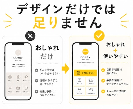 予約につながるLINEを設計します 見た目だけでなく導線までととのえます イメージ2