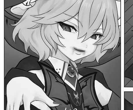 アナタの【好き】を物語にします こんな話があったら...そんなイメージをモノクロ漫画で形に♪ イメージ1