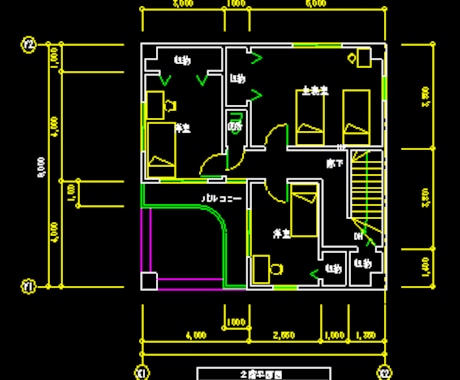 CADを使ってなんでも図面にいたします アナログデータをCADデータにしたい建物の図面を書いて欲しい イメージ1