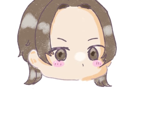 手描き感ある絵を描きます ゆるゆるふわふわなミニキャラを描きます イメージ2