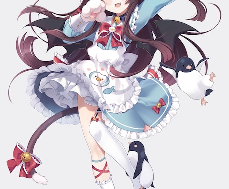 商用利用◎立ち絵イラスト制作します 配信活動、グッズ化など　キャラクターデザインからも◎ イメージ2