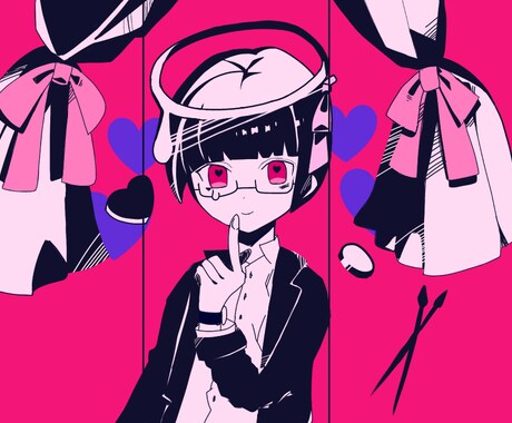 歌ってみたイラスト描きます ポップでカラフル、納期早めで割安❗ イメージ2