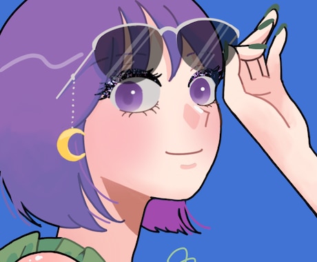 SNSアイコン描きます ポップでかわいい自分だけのイラストアイコン！ イメージ2