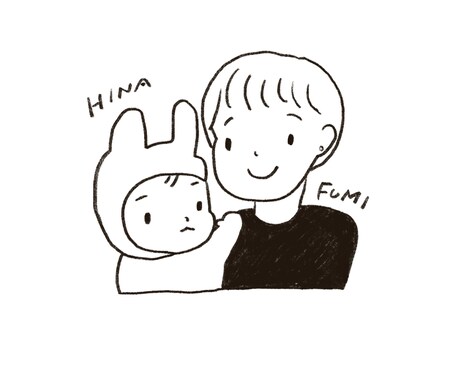 シンプルなゆる似顔絵描きます ゆるっとにているイラストをアイコンやTシャツにしてみませんか イメージ2