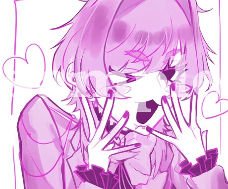1枚絵かわいい夢絵やイラスト描きます ふわふわ可愛いイラストをお届けします♪ イメージ2
