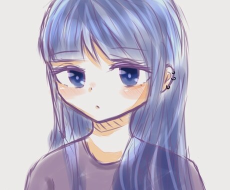女の子アイコン描きます 3日から最長7日お渡し！お急ぎ便あり！お気軽にご相談ください イメージ2