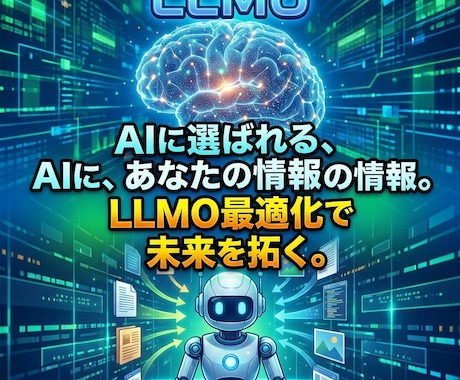 LLMO対策の戦略設計を行います 生成AI時代の情報設計を言語化 イメージ1