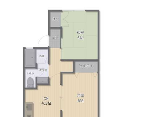 伝わりやすい間取り図をデザインソフトで作成します ご依頼新規開拓✻先着3名様に無料で内観パース一枚プレゼント✻ イメージ2