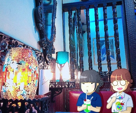 写真から似顔絵描きます イメージ1