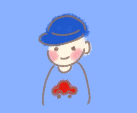 シンプルな手描き風イラスト描きます SNSアイコンに！ゆるふわデフォルメイラスト イメージ2